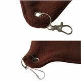 Small Animals Hamster Cage Hammock Nest Cage Warm Plush Hamster House Brown Pet Hammock for Hamster Guinea Pigs Chinchillas