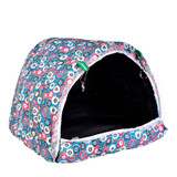 New Printing hook Convertible Cotton bed House hamster cage for Animals squirrel guinea pig Chinchilla home accessories 2017