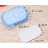 20pcs Portable Soap Paper