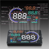 OBD2 HUD 5.5" LED Car Head Up Display