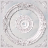 3D Mural Carved Ceiling Wallpaper
