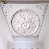 3D Mural Carved Ceiling Wallpaper