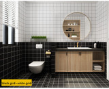 Waterproof wall and floor tiles stickers