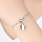 S925 Family Tree Engraved Lux Charm