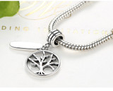 S925 Family Tree Engraved Lux Charm