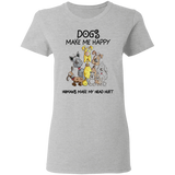 Dogs make me happy TTQ