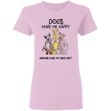 Dogs make me happy TTQ
