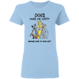 Dogs make me happy TTQ