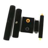 Black Velvet 2-Tiers T-Bar Display Stand Jewelry Holder Accessories Rack
