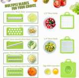 Vegetable Fruit Slicer Grater Cutter Peeler Tool...