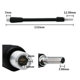 Repair Tools Black 132-295mm Flexible Shaft Bits Extention Screwdriver Bit Holder Connect Link Electronics Drill 1/4" Hex Shank
