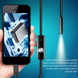 1M 1.5M 5.5mm 7mm Endoscope Camera Flexible IP67 Waterproof Inspection Borescope Camera for Android PC Notebook 6LEDs Adjustable