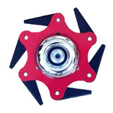 2019 NEWEST 6 Teeth Brush Cutter Blade Trimmer Metal Blades Trimmer Head 65Mn Garden Grass Trimmer Head  For Lawn Mower