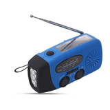 Multifunctional Hand radio Solar Crank Dynamo Powered AM/FM/NOAA Weather Radio Use Emergency LED Flashlight and Power Bank