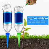 12pcs/set Useful Self Watering Adjustable Stakes System Vacation Plant Waterer Self Automatic Watering Spikes Irrigation System