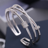 High Quality Fashion temperament CZ Crystal bangles/bracelet