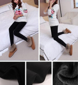 Warm Women's Plus Velvet Winter Leggings