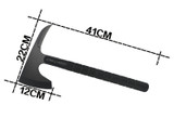 Outdoor Camping Axe Aluminum Handle