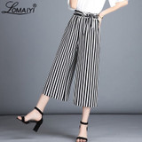 Wide Leg Stripes Pants