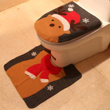 Christmas  Decoration for Closestool,Make your home more Christmasy and warmer