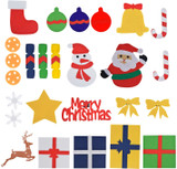 3.28FT DIY Christmas Tree with LED String Lights 30 PCS Ornaments for Kids