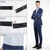 Elastic Shirt Stay for Men, Stretchable and Adjustable Waist Belt