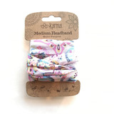 Half Headband - Pink Medallions