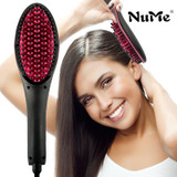 Ceramic Hair Brush Straightener