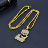 Iced Out Bart Pendant Chain