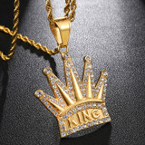 King Iced Out Pendant Chain