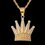 King Iced Out Pendant Chain