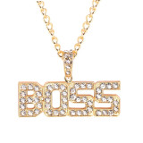 Iced Out Boss Pendant Chain
