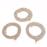 Iced Out Cubic Zirconia Rope Chain