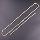 Iced Out Cubic Zirconia Rope Chain