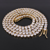 Iced Out Cubic Zirconia Rope Chain