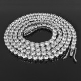 Iced Out Cubic Zirconia Rope Chain