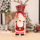 Merry Christmas Dress Skirt  Wine Bottle Cover New Year 2021 Decor Christmas Decorations for Home  Decor 2020 Navidad Gifts Xmas