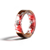 Handmade Wood resin ring