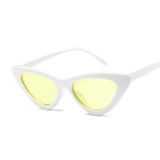 ZBHWISH Cateye Women Sexy Retro Small Cat Eye Sun Glasses
