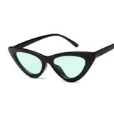 ZBHWISH Cateye Women Sexy Retro Small Cat Eye Sun Glasses