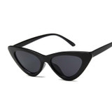 ZBHWISH Cateye Women Sexy Retro Small Cat Eye Sun Glasses