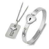 Bracelet Necklace Couple Sets