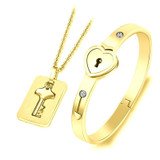 Bracelet Necklace Couple Sets