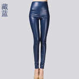 Winter Women Leather Pants