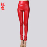 Winter Women Leather Pants