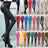 Winter Women Leather Pants