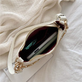 Lean Vogue™  Pattern Baguette Luxury bag