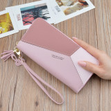 Lean Vogue™ Geometric Luxury  Leather Wallet