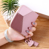 Lean Vogue™ Geometric Luxury  Leather Wallet