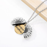 You Are My Sunshine Sunflower Necklaces For Women